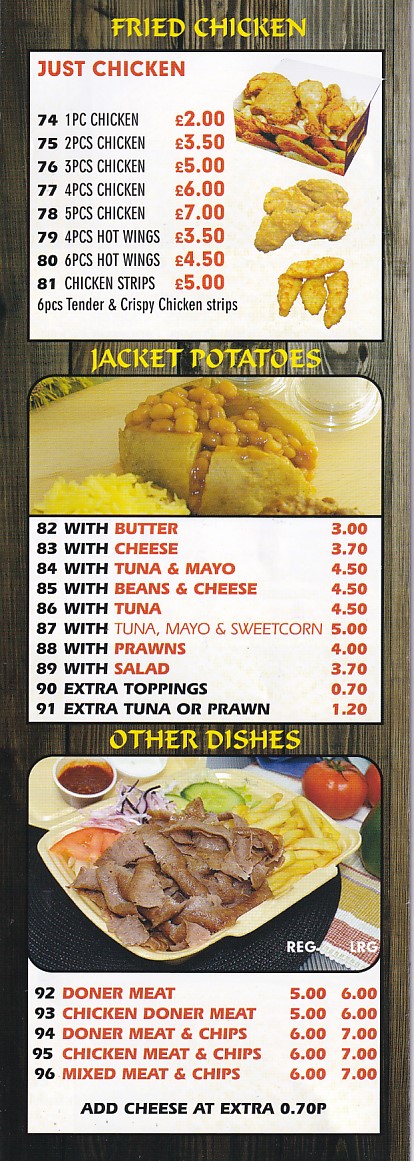Aydins kebabs in Colwyn Bay LL29
